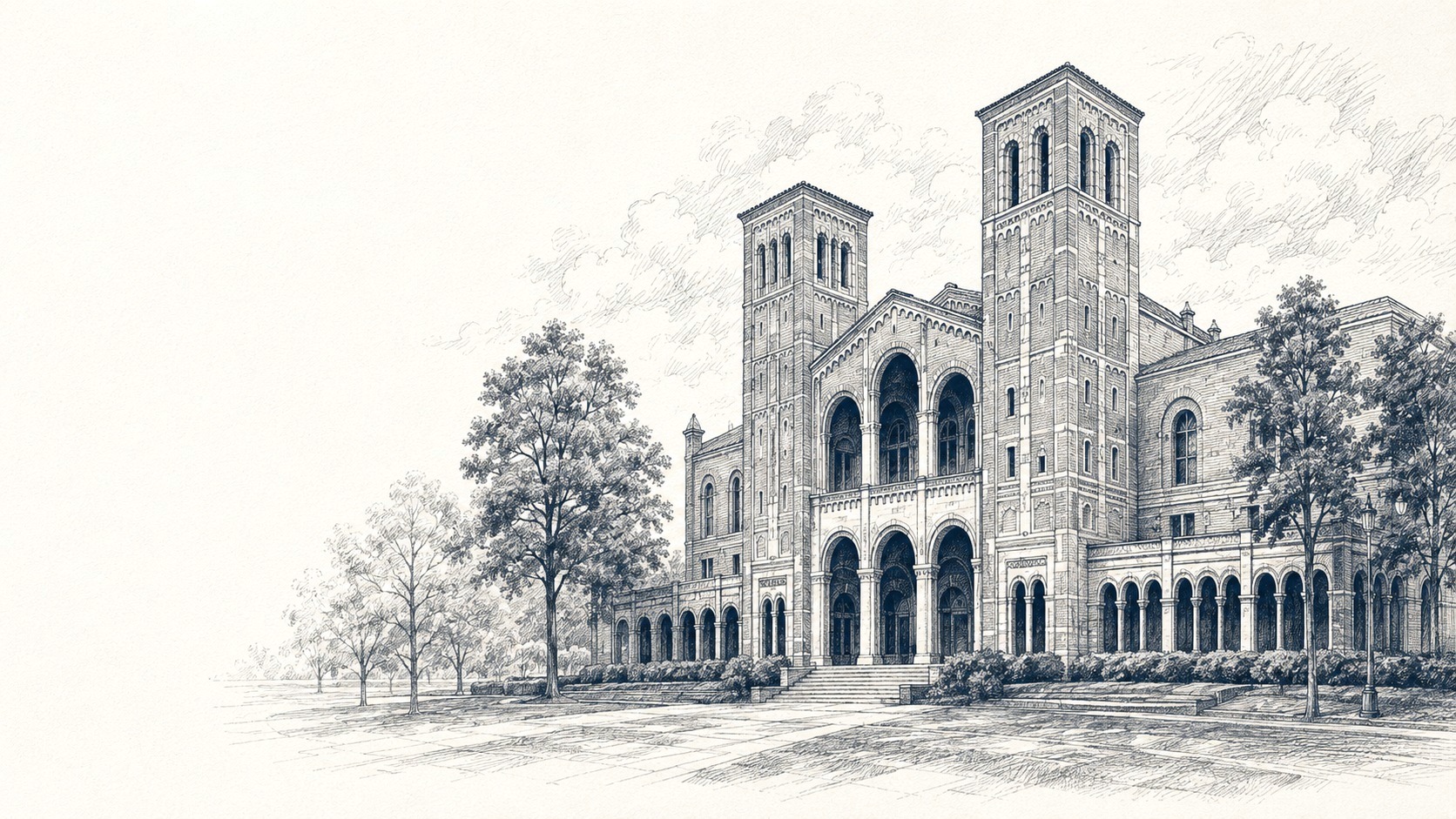Royce Hall sketch